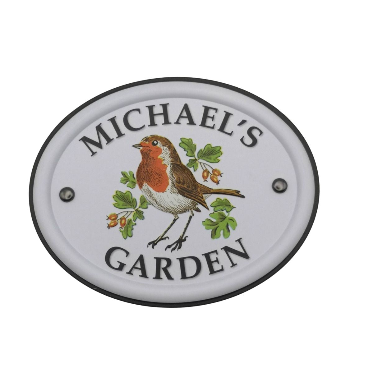British Birds Decorative Garden Sign - Michael