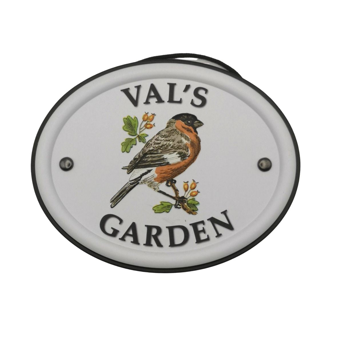 British Birds Decorative Garden Sign - Val