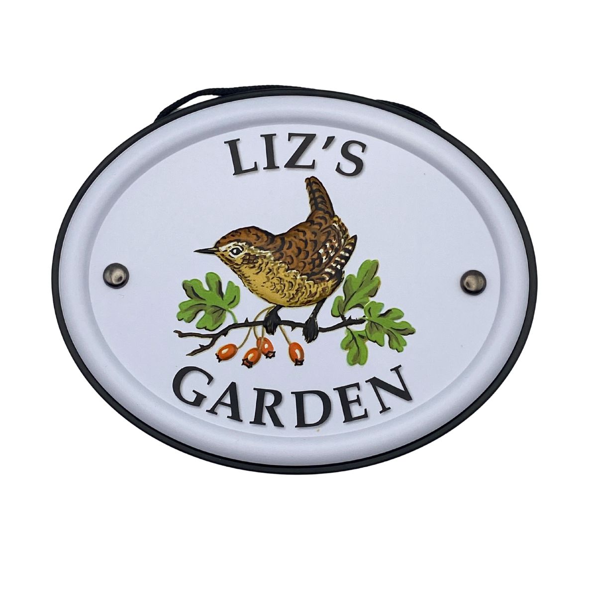 British Birds Decorative Garden Sign - Liz