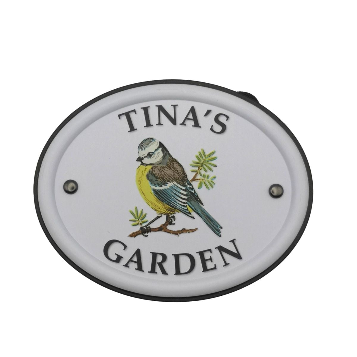 British Birds Decorative Garden Sign - Tina
