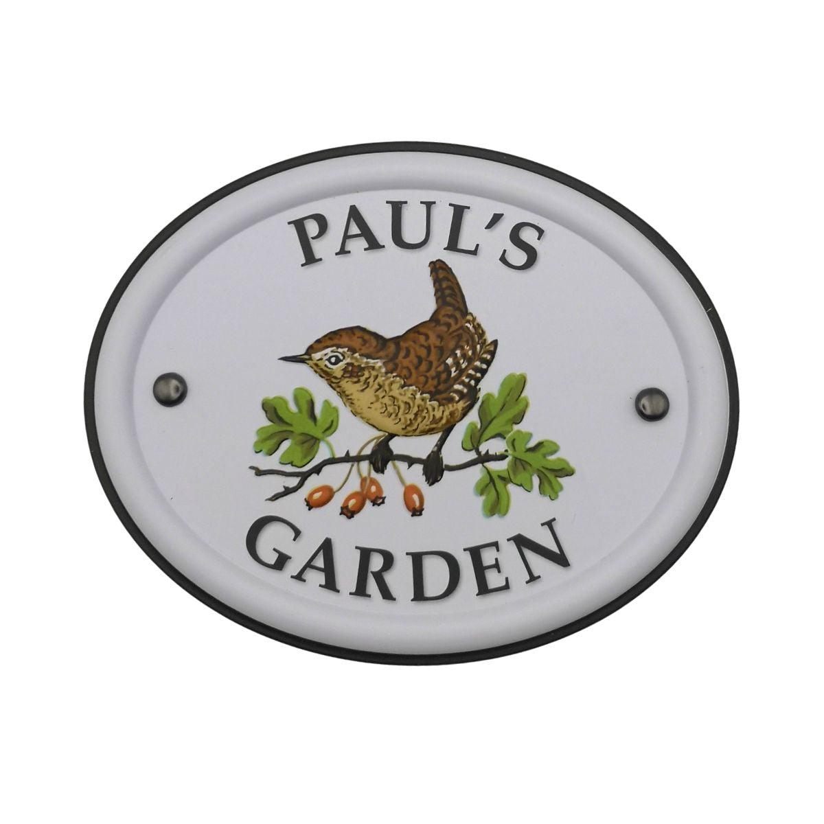 British Birds Decorative Garden Sign - Paul
