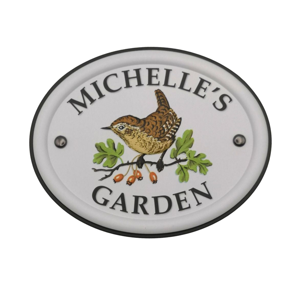British Birds Decorative Garden Sign - Michelle