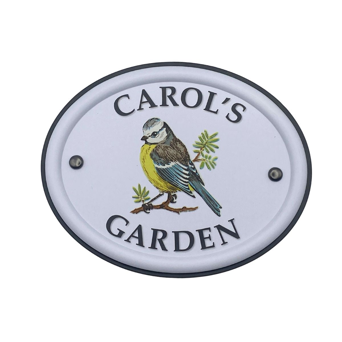 British Birds Decorative Garden Sign - Carol