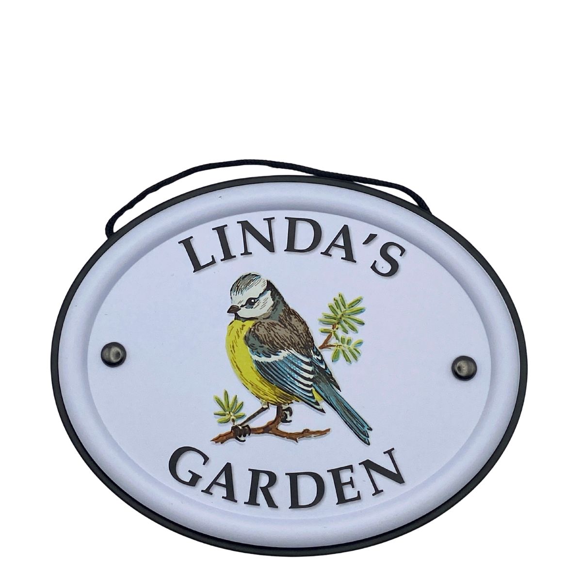British Birds Decorative Garden Sign - Linda