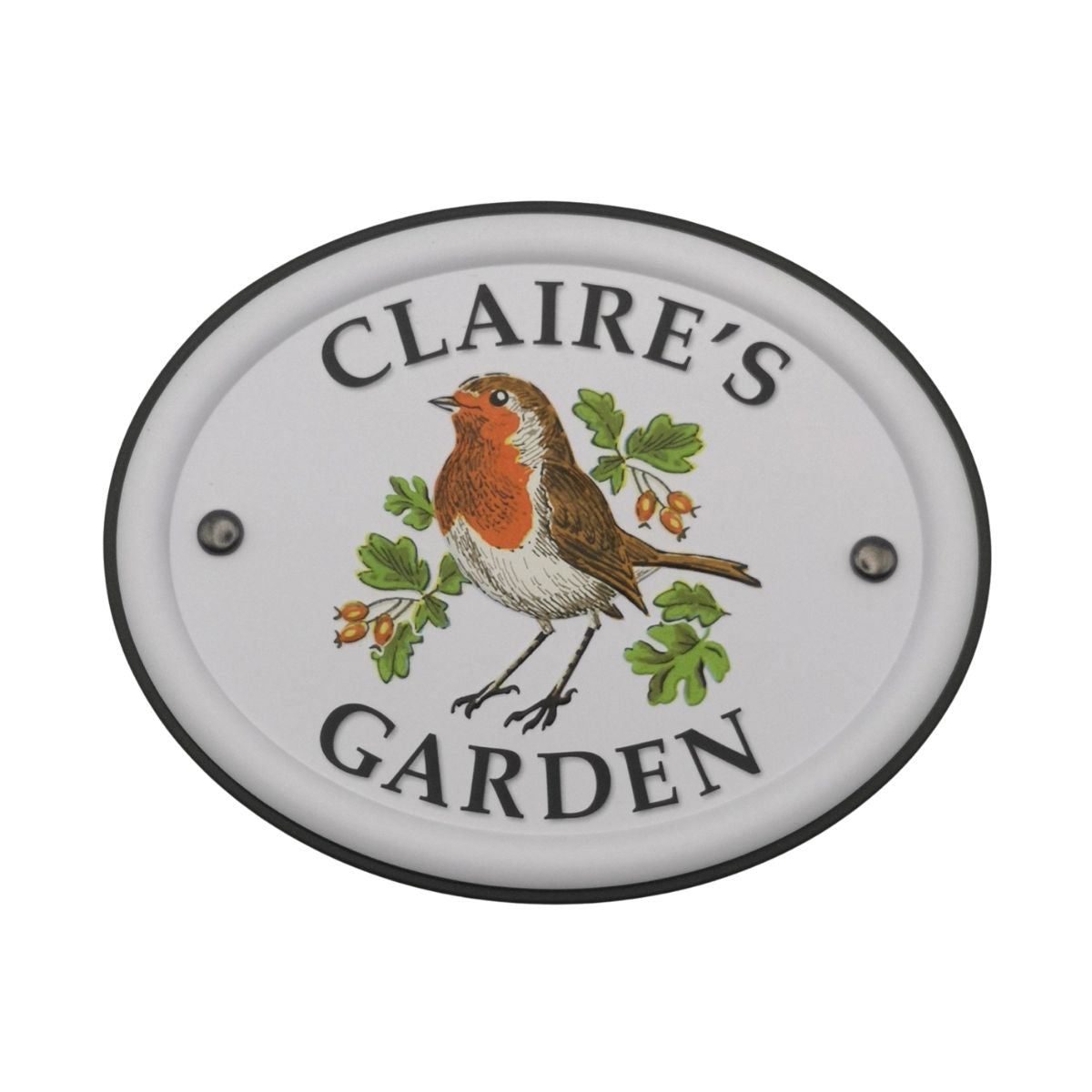 British Birds Decorative Garden Sign - Claire