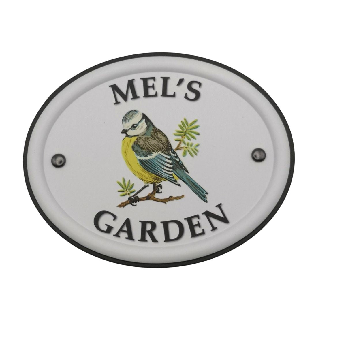 British Birds Decorative Garden Sign - Mel