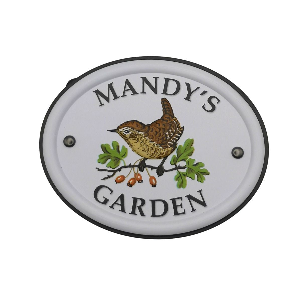 British Birds Decorative Garden Sign - Mandy