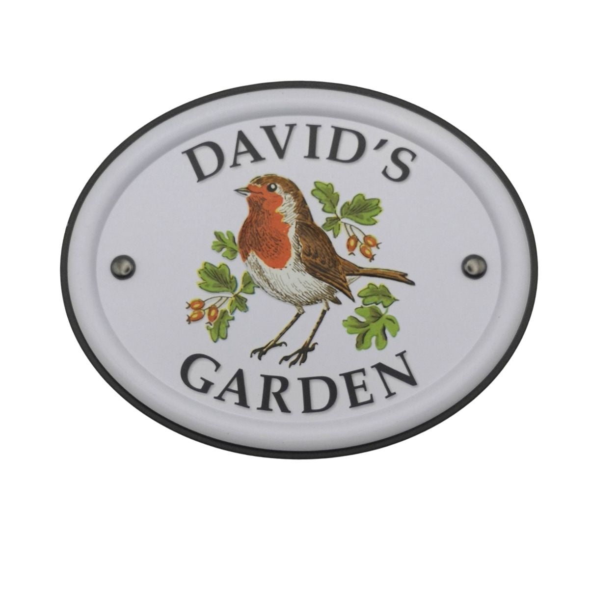 British Birds Decorative Garden Sign - David