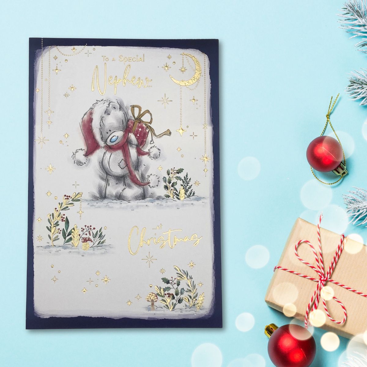 Nephew Christmas Card - Me To You Bear