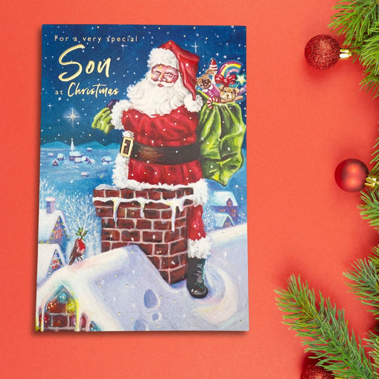 Son Christmas Card - Just For You