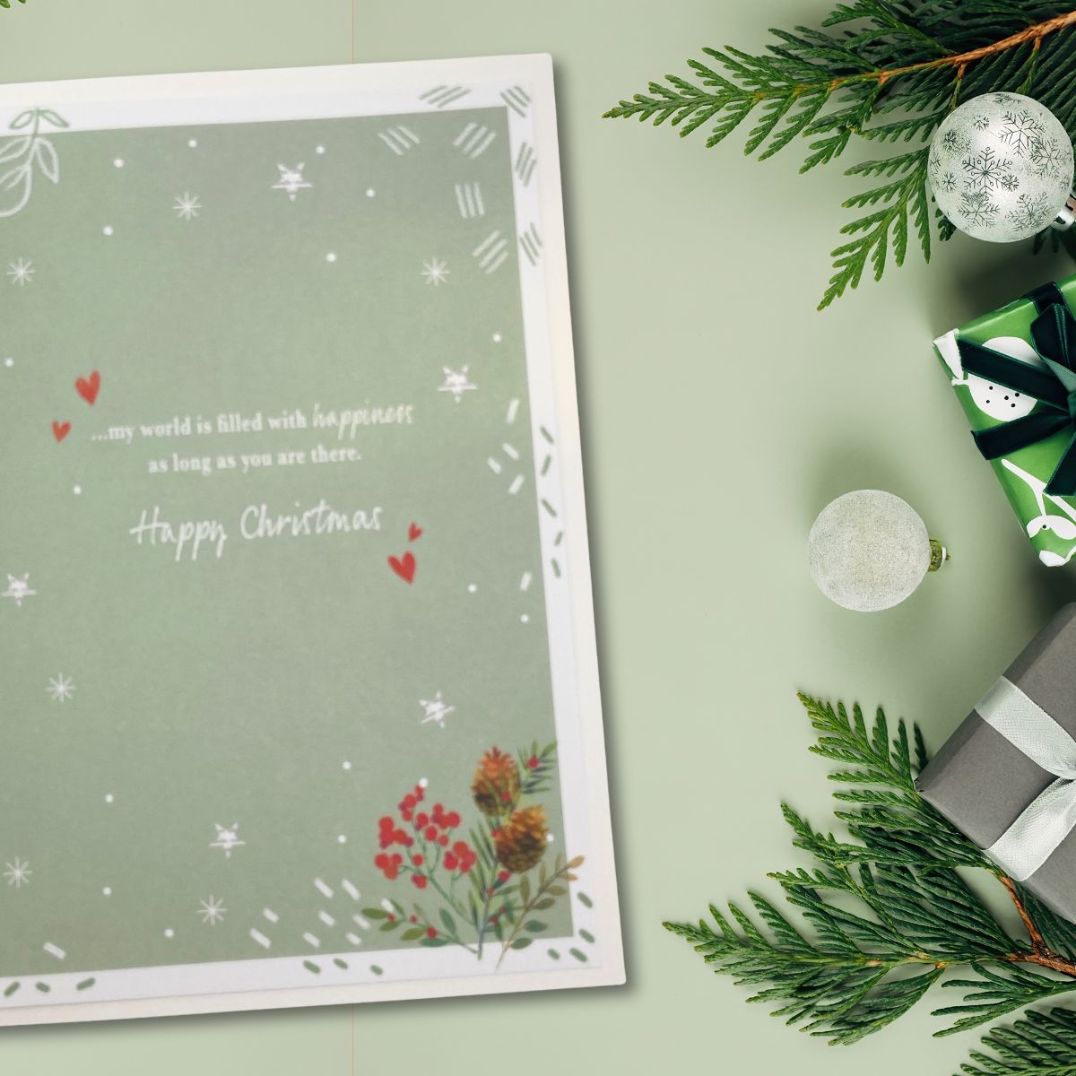 Husband Christmas Card - Most Especially For You
