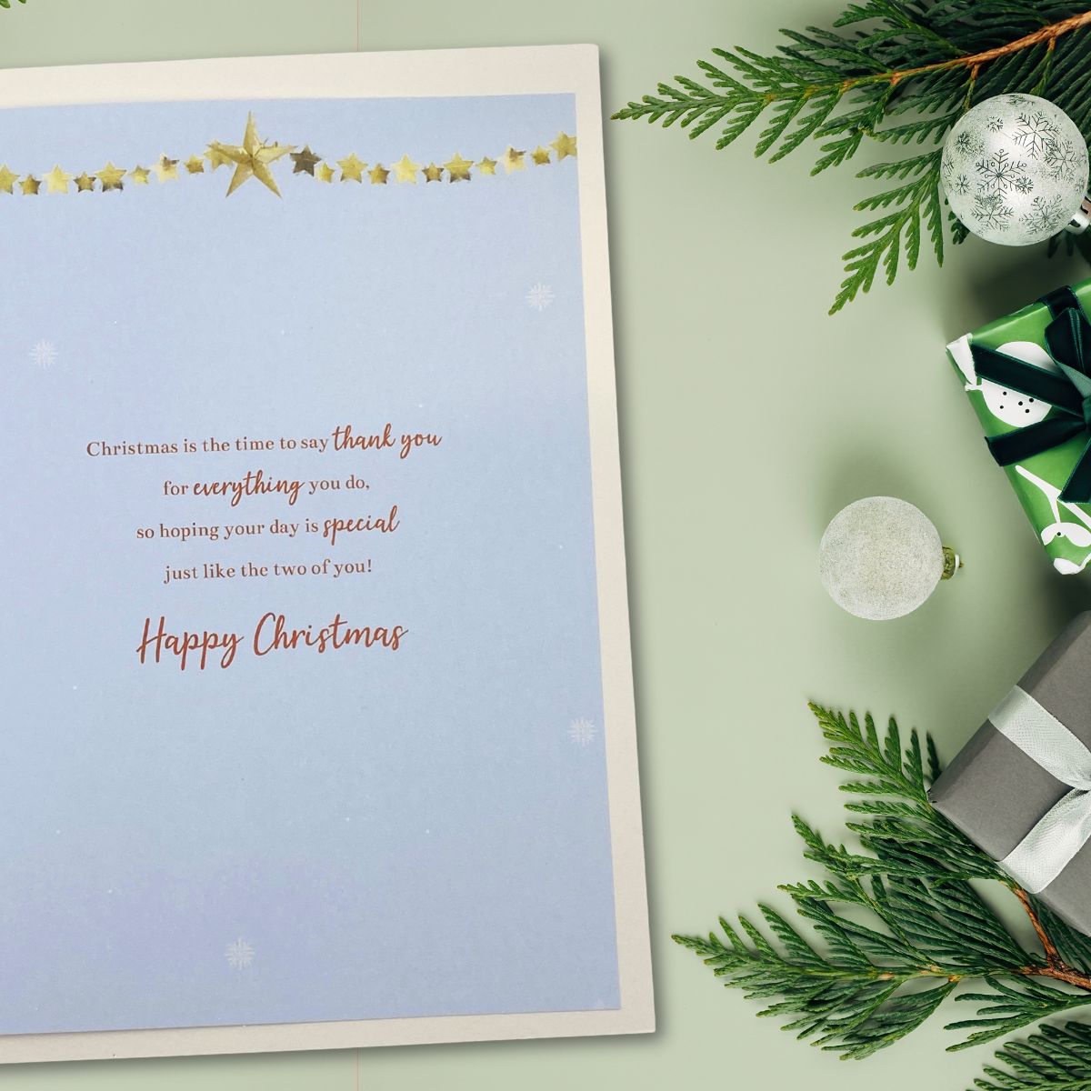 Grandparents Christmas Card - Essence