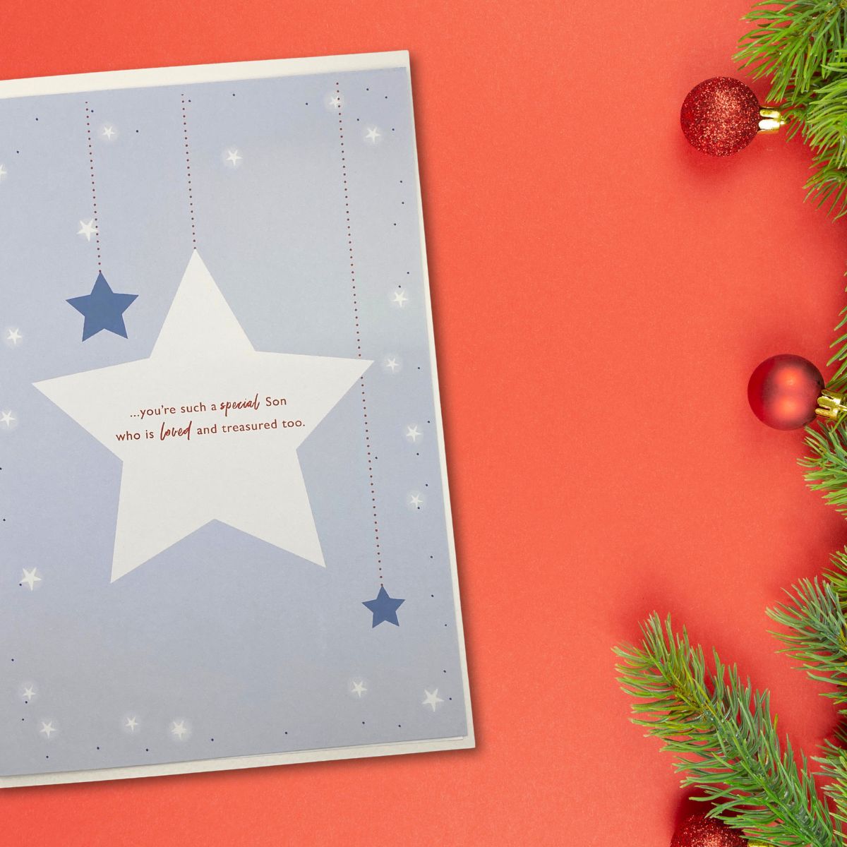 Son Christmas Card - Just For You