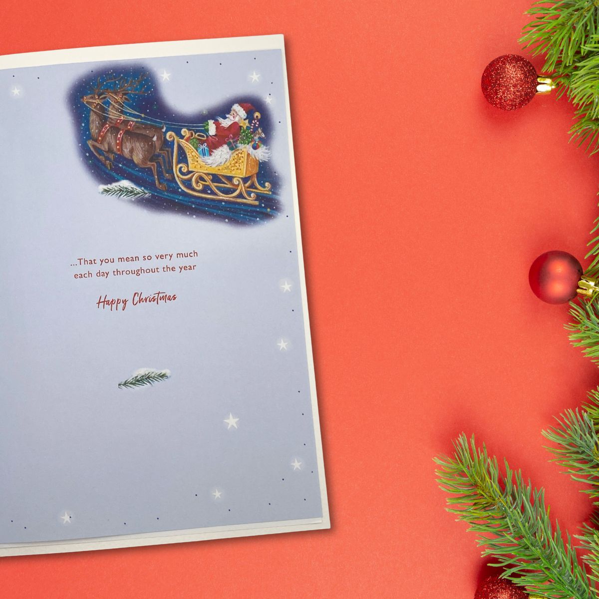 Son Christmas Card - Just For You