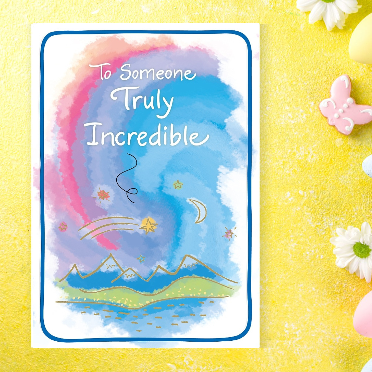 Someone Truly Incredible - 3-Fold Water Colour Feelings
