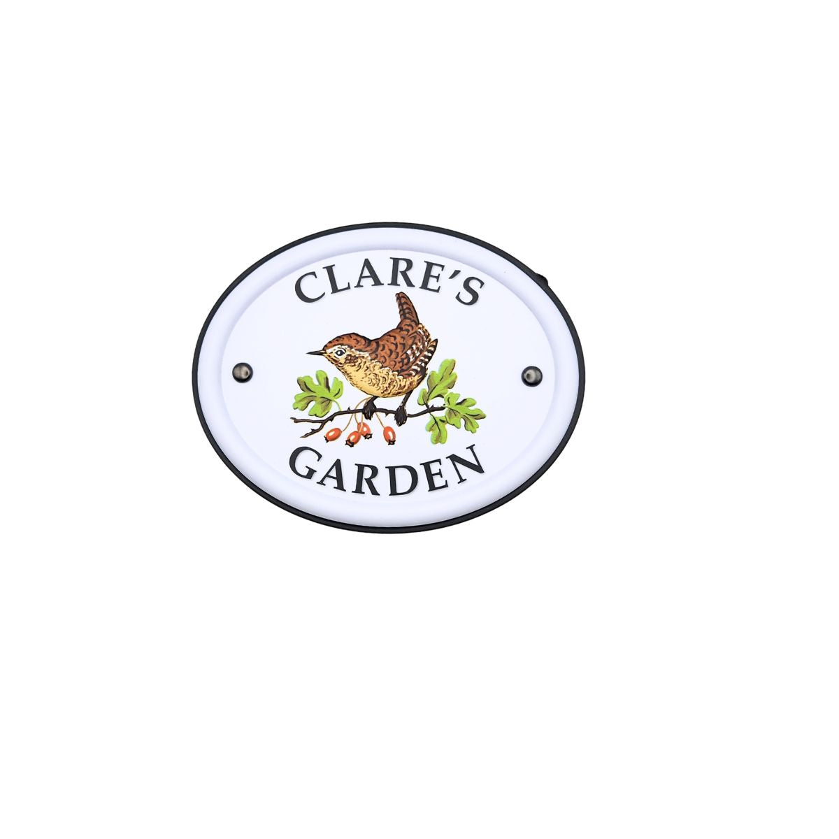 British Birds Decorative Garden Sign - Clare
