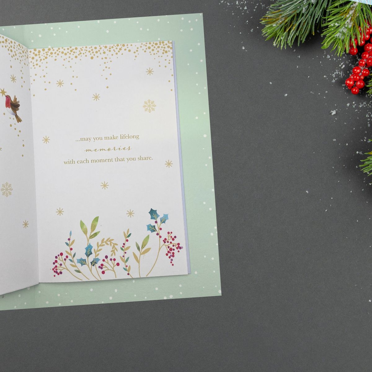 Sister & Brother-In-Law Large Christmas Card - Luxury