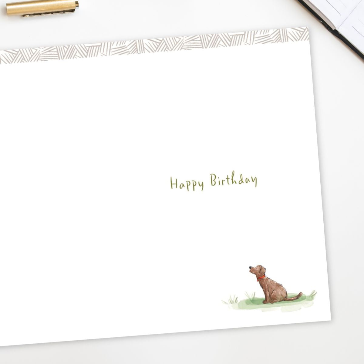 Off Grid Birthday Card - Farm Truck & Dog