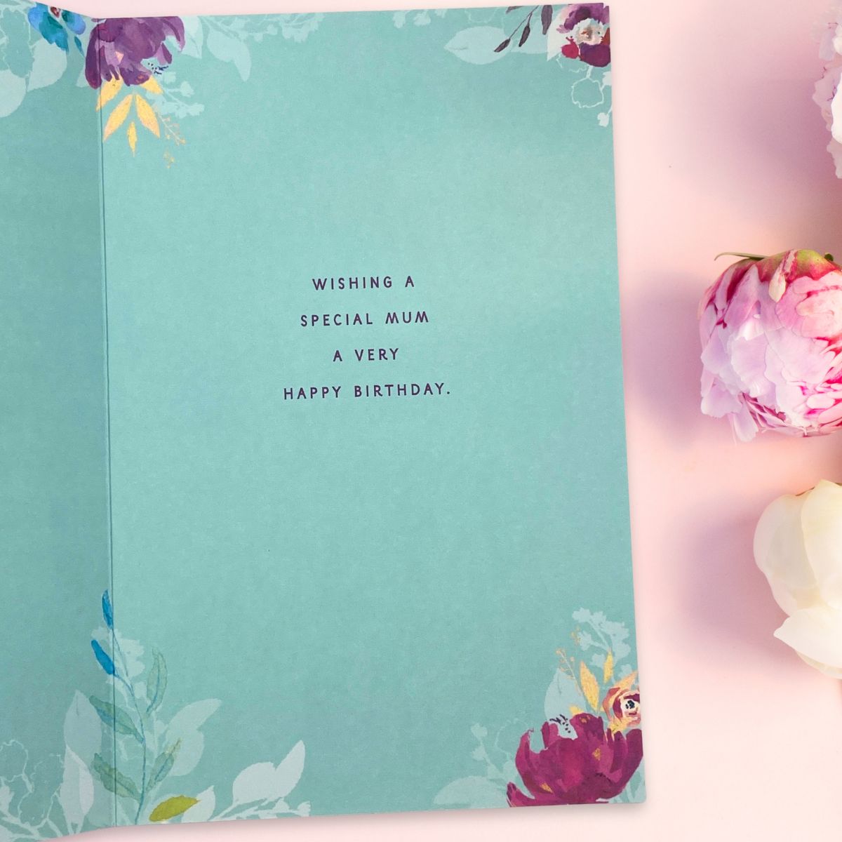 Mum Birthday Card - Butterfly Garden Balloons