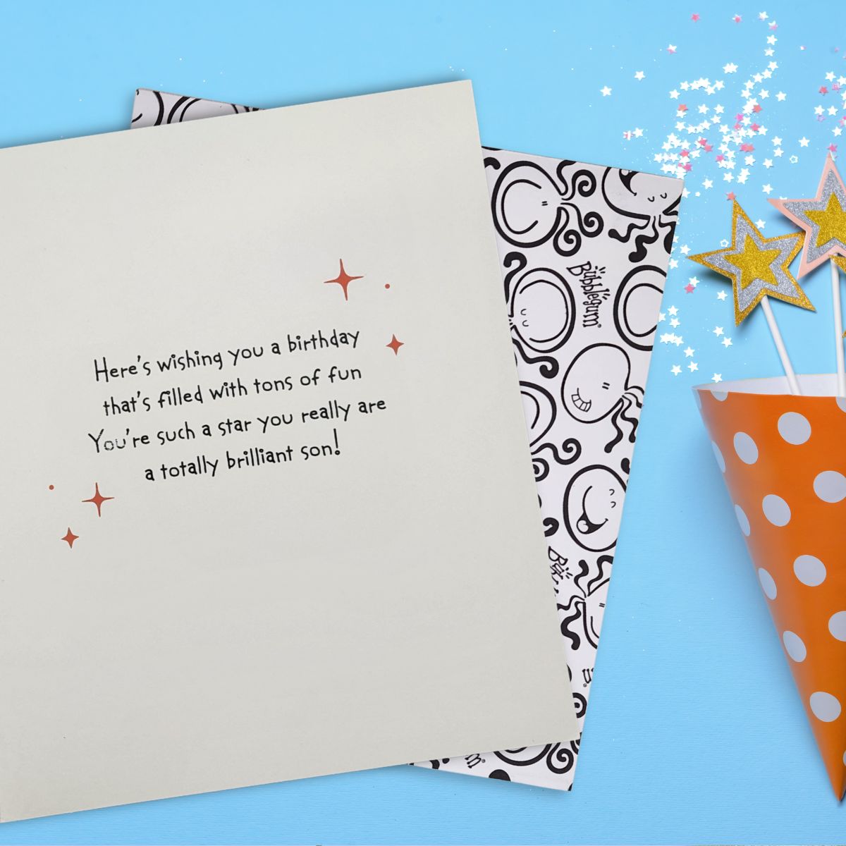 Son Birthday Card - Bubblegum