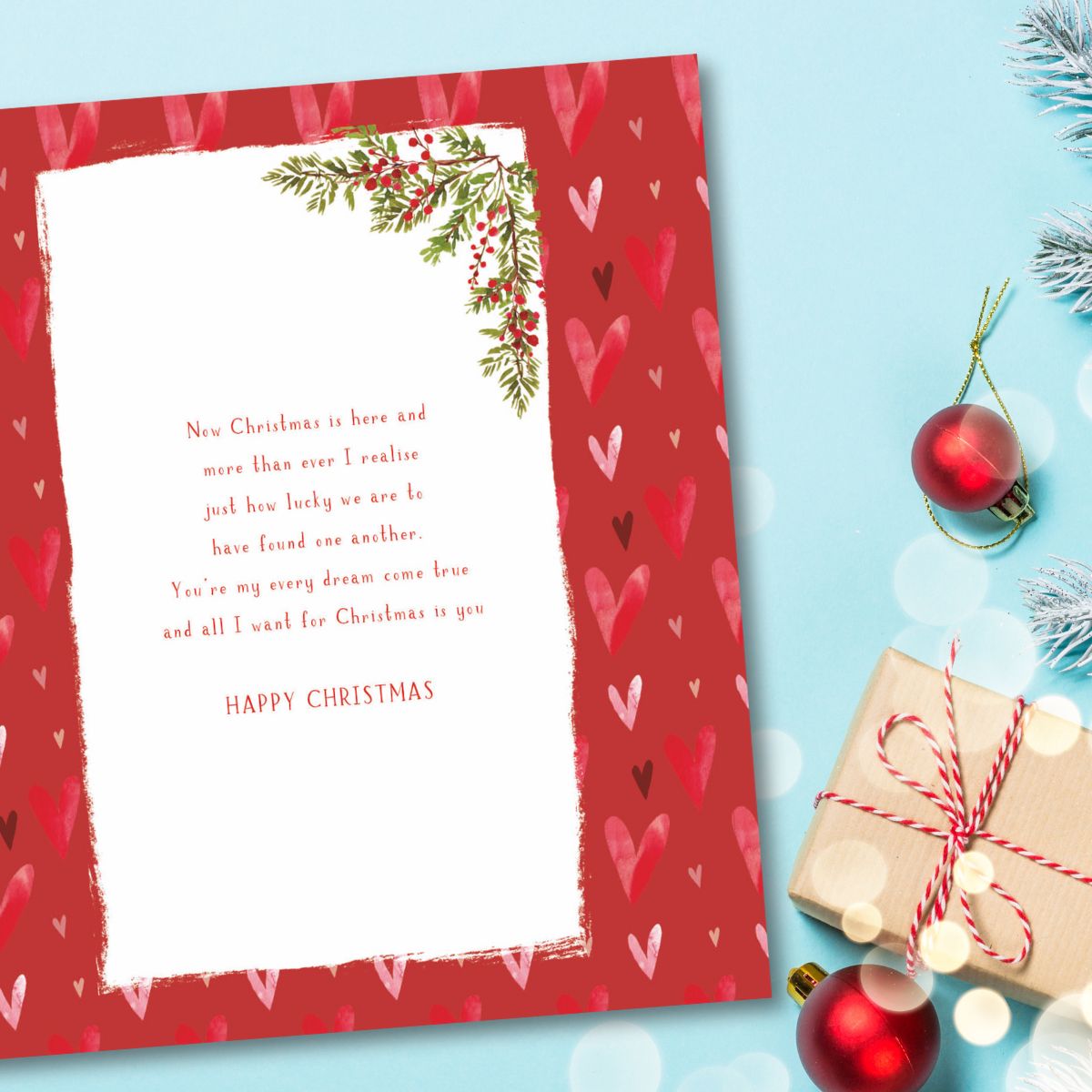 Wife Boxed Christmas Card - Skylight Gifts