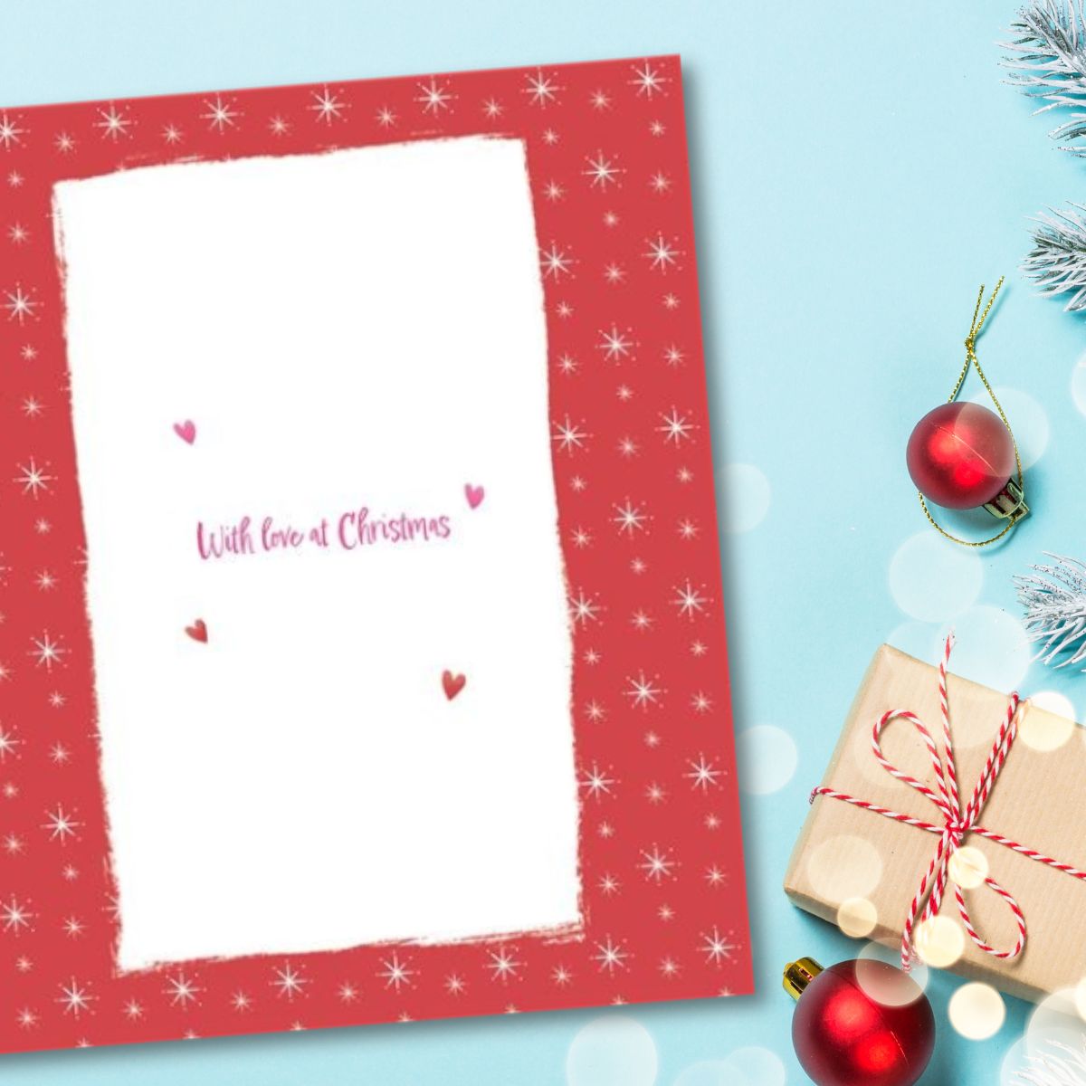 Someone Special Boxed Christmas Card - Robin Wreath