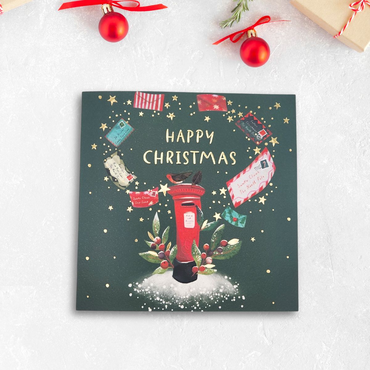 8 x Christmas Cards In Box - Big World Little Things Letterbox