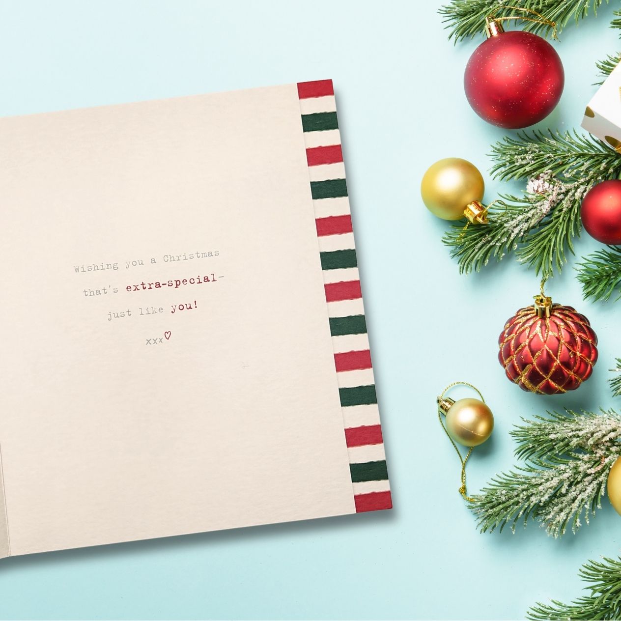 Grandson Christmas Card - Boofle Bear