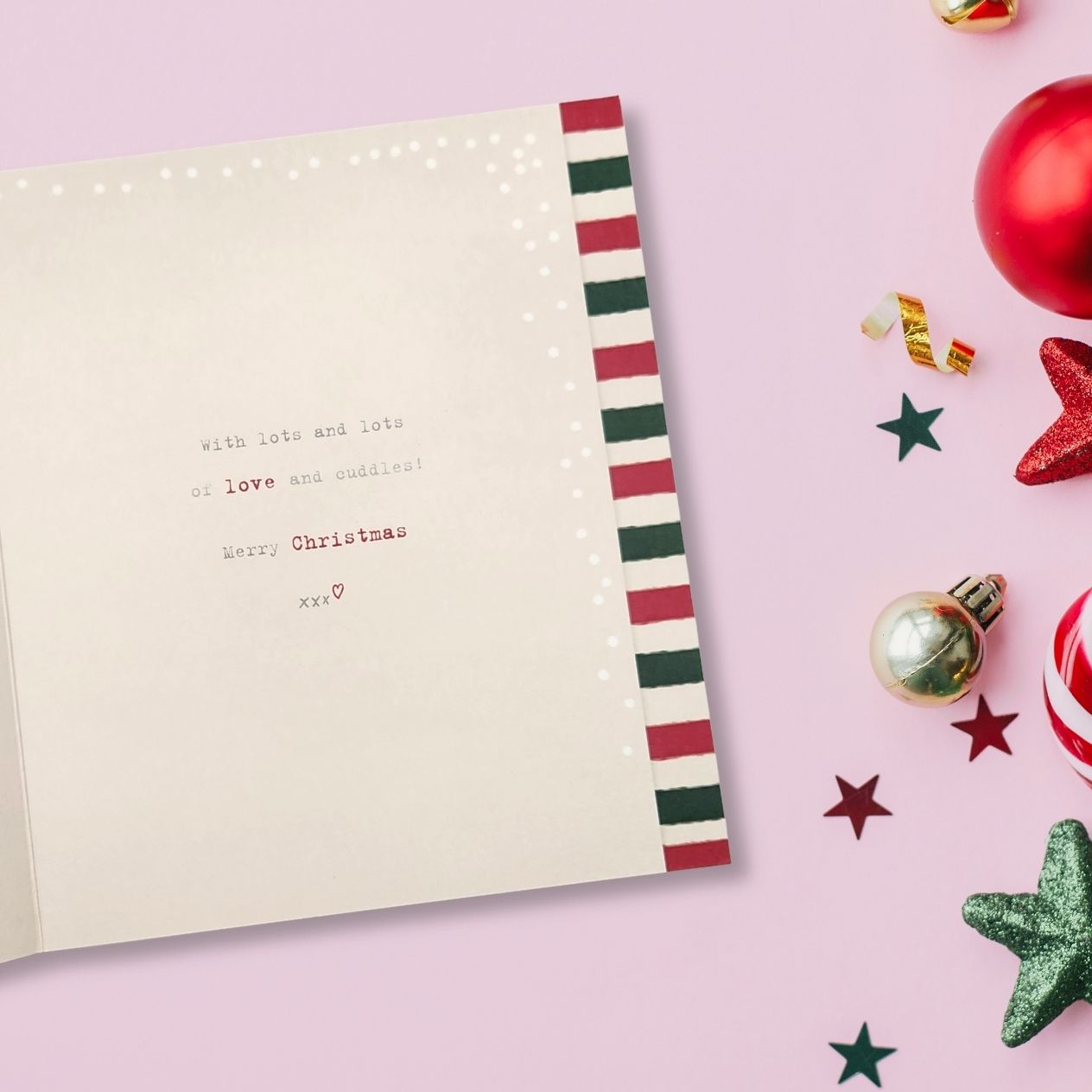 Special Girl's 1st Christmas Card - Boofle & Star