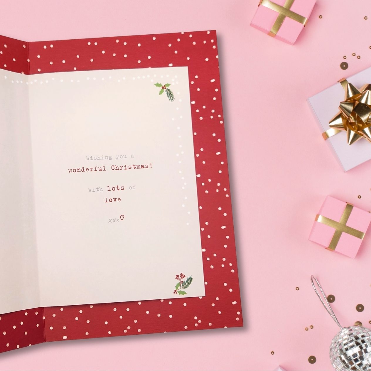 Nannie Christmas Card - Boofle Bear