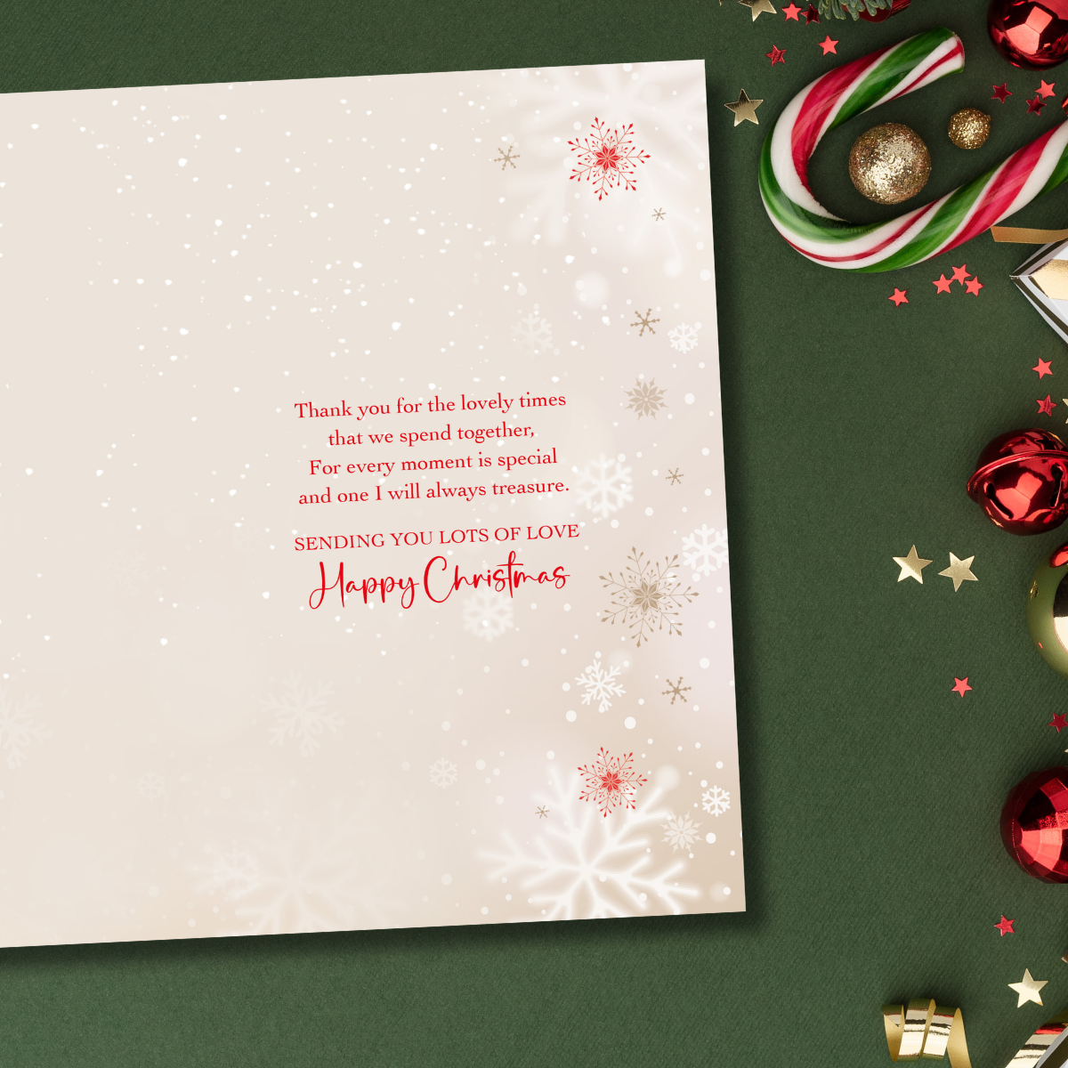 Granny Christmas Card - Snowy Postbox