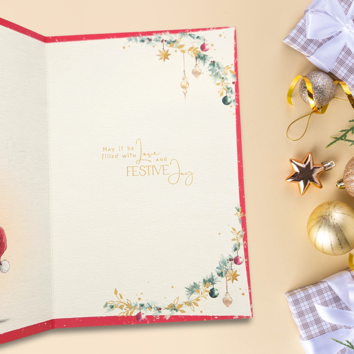Sister & Partner Christmas Card - Me To You Bear With Heart