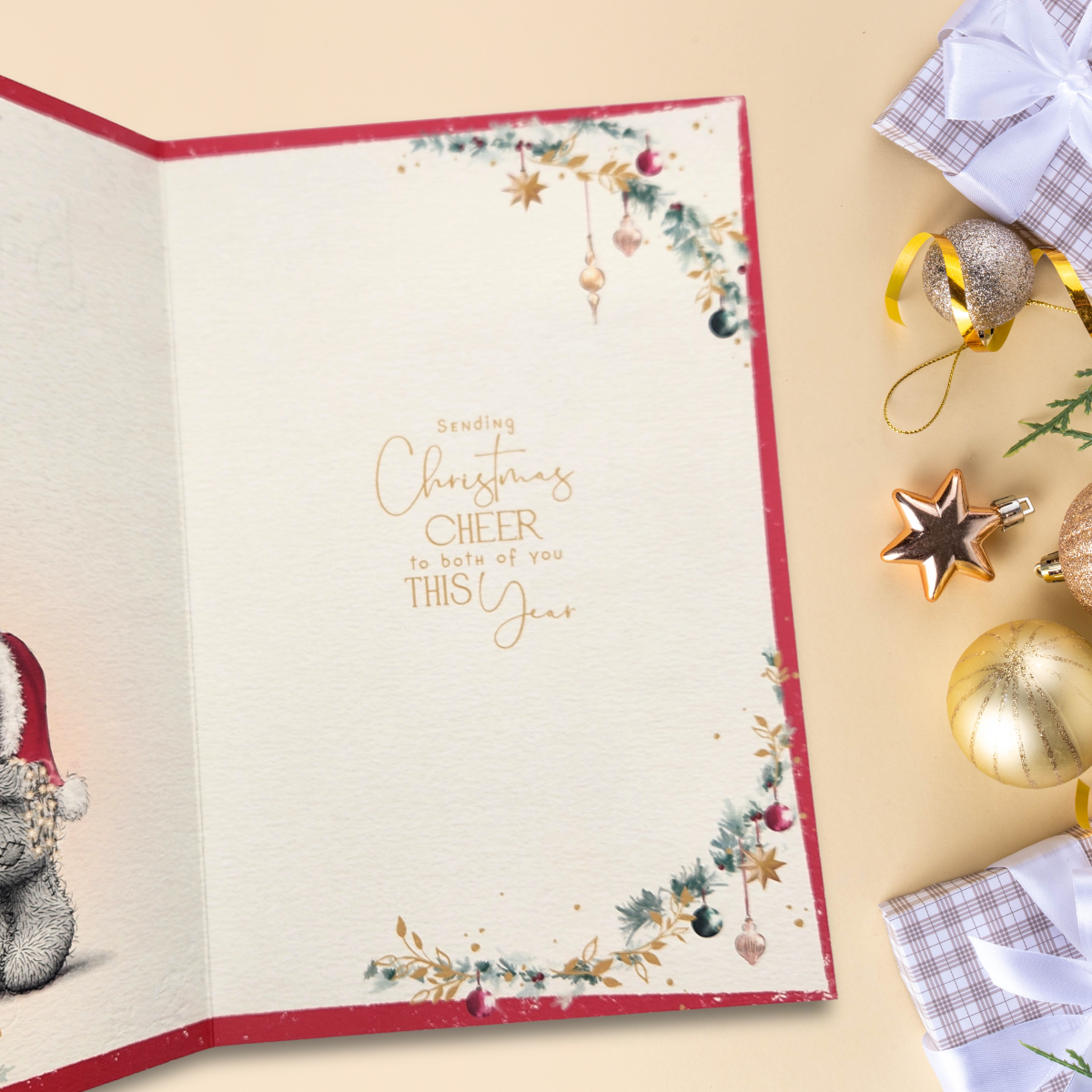 Brother & Partner Christmas Card - Me To You Bears