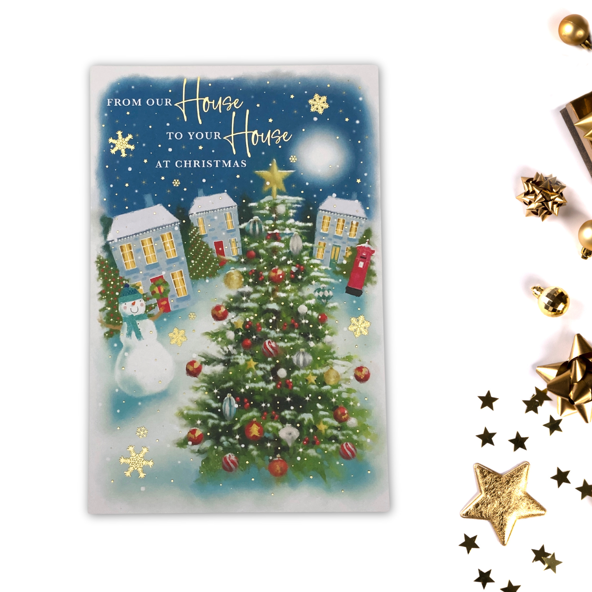 Our House To Yours Christmas Card - Festive Tree