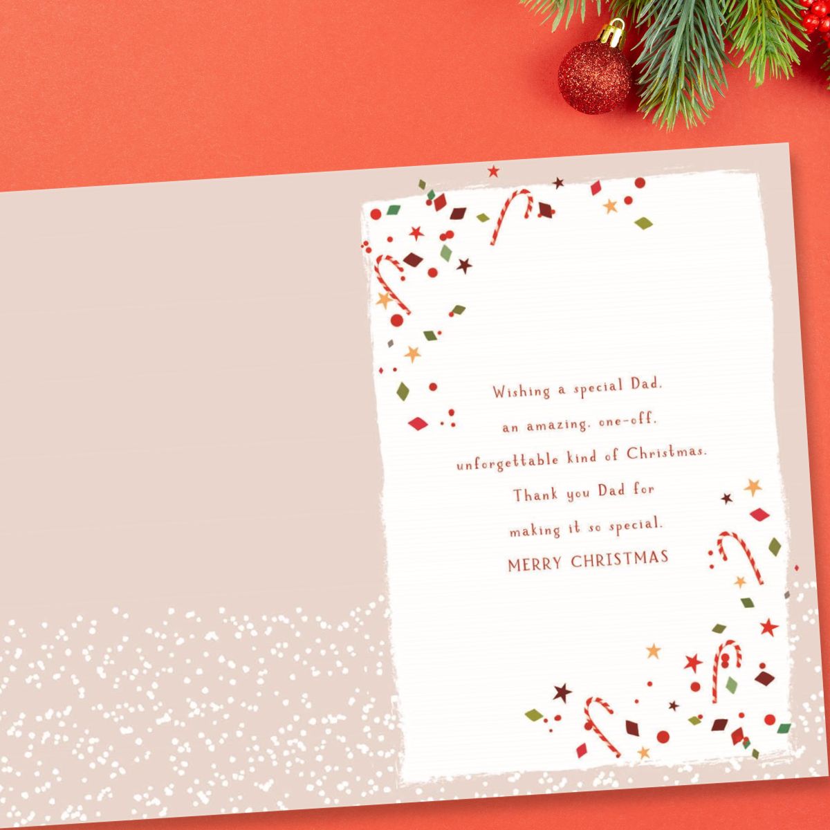 Dad Christmas Card - Skylight Cracker