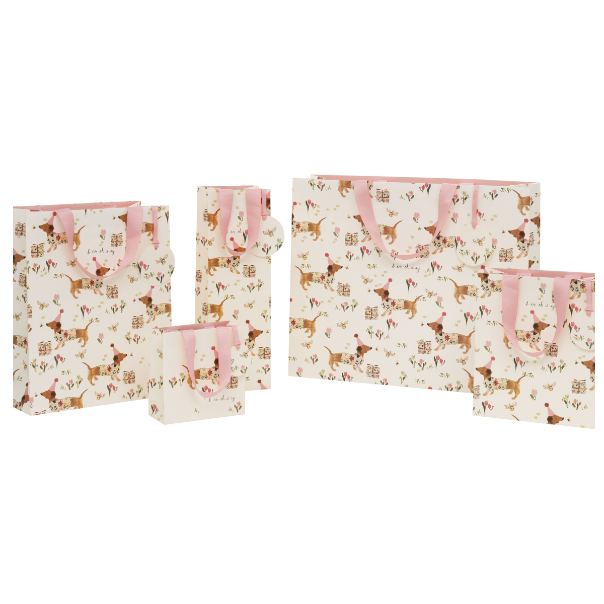 Gift Bag Small - Sausage Dog Party