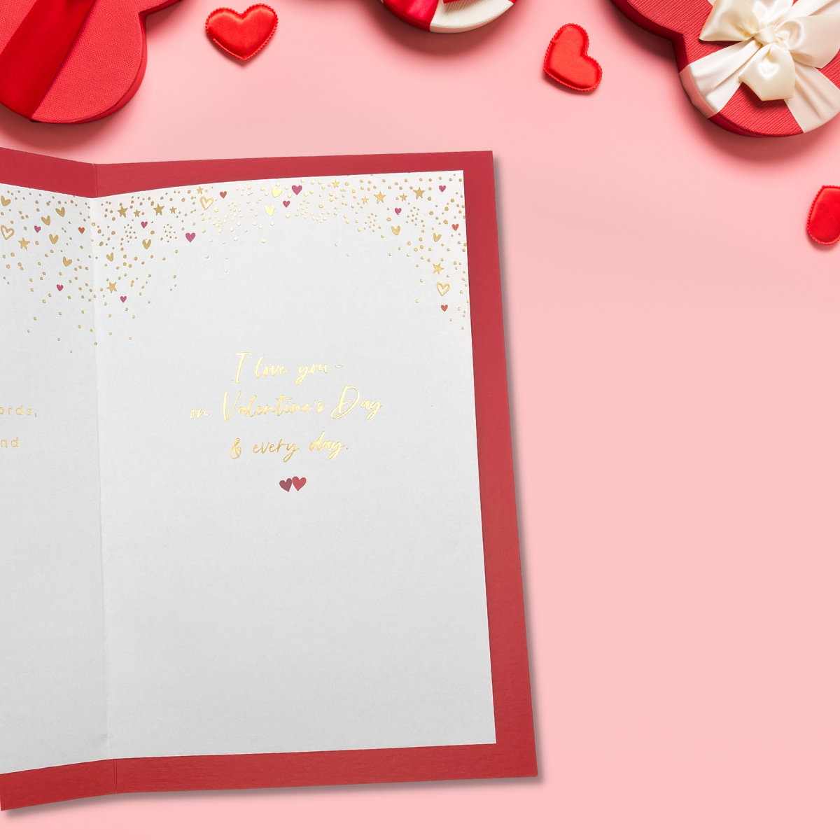 Partner Valentine's Day Card - Bubbly & Hearts