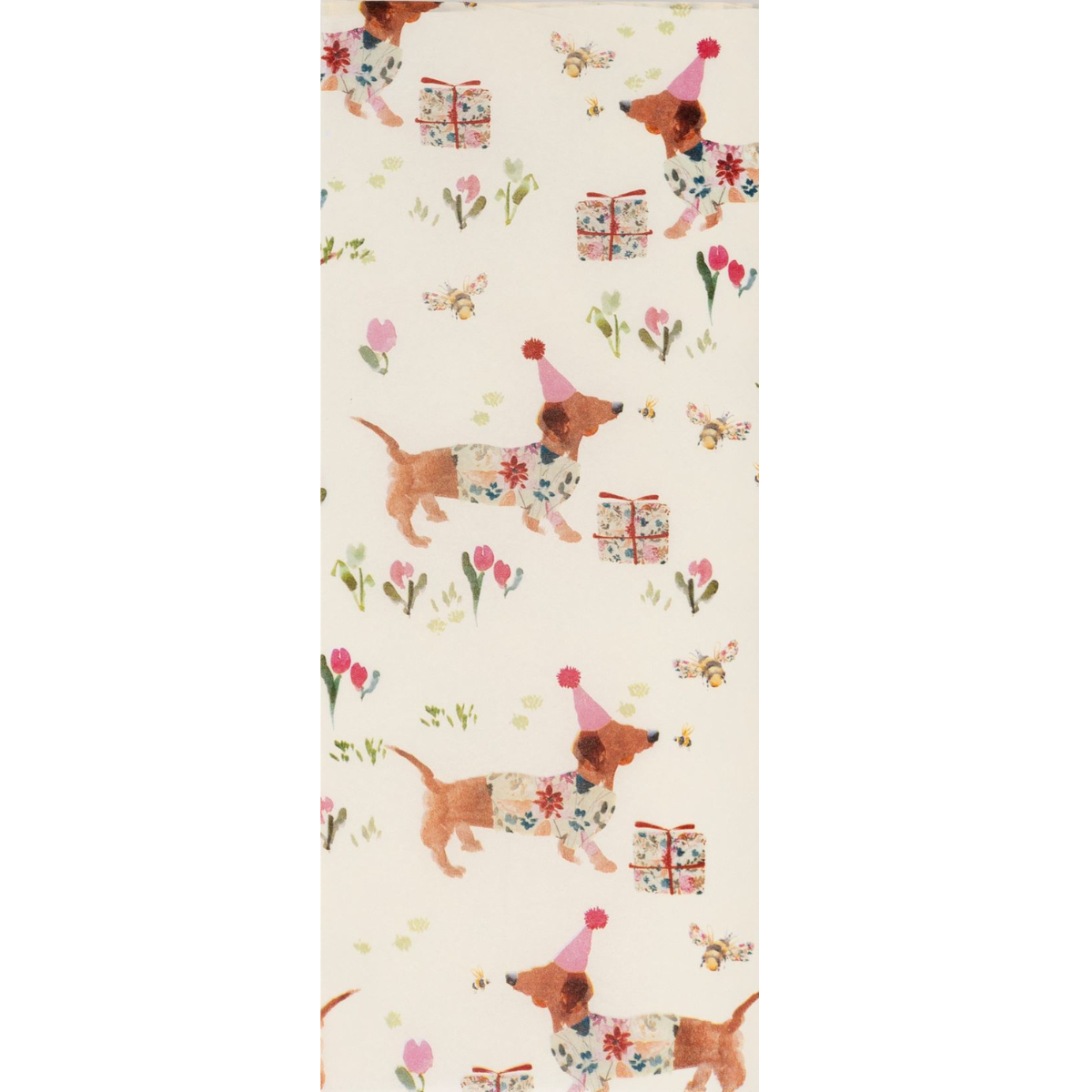 Printed Tissue Paper - Sausage Dog Party