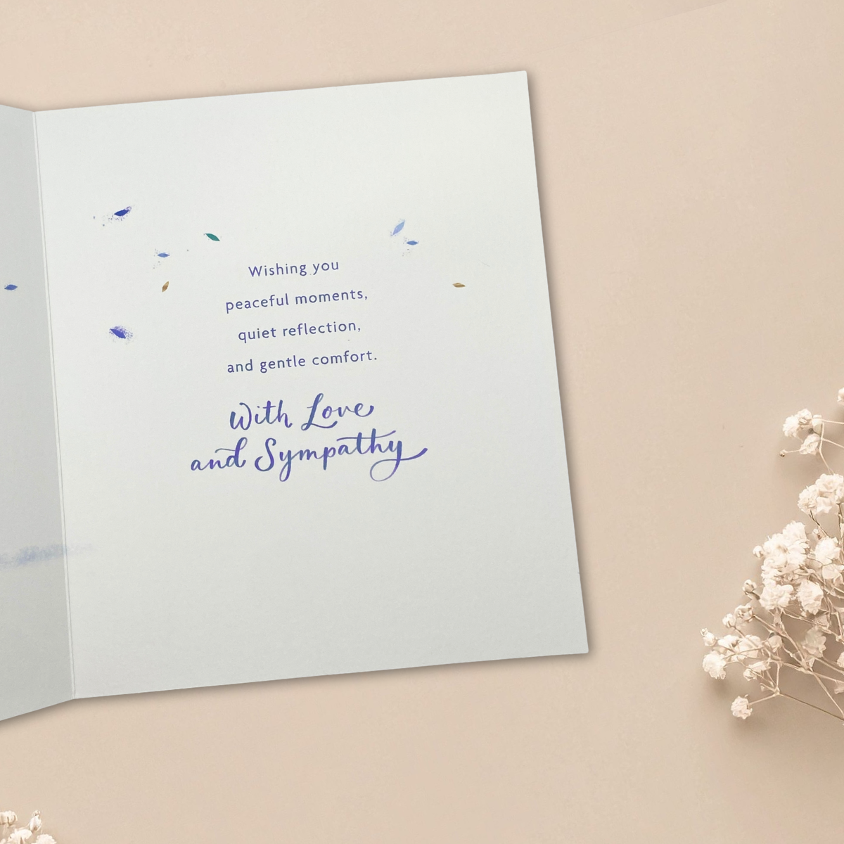 Sympathy Card - Loss Of Loved One Tree of Leaves