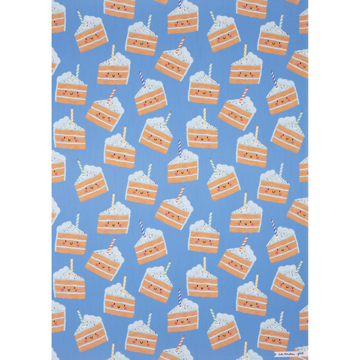 Giftwrap - Luxury Cakey Blue Wrapping Paper