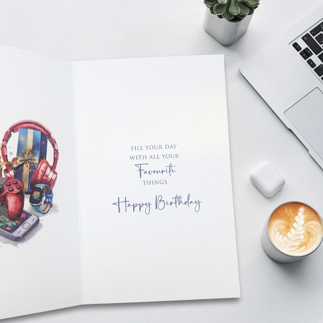 Birthday Bliss Birthday Card - Gamer