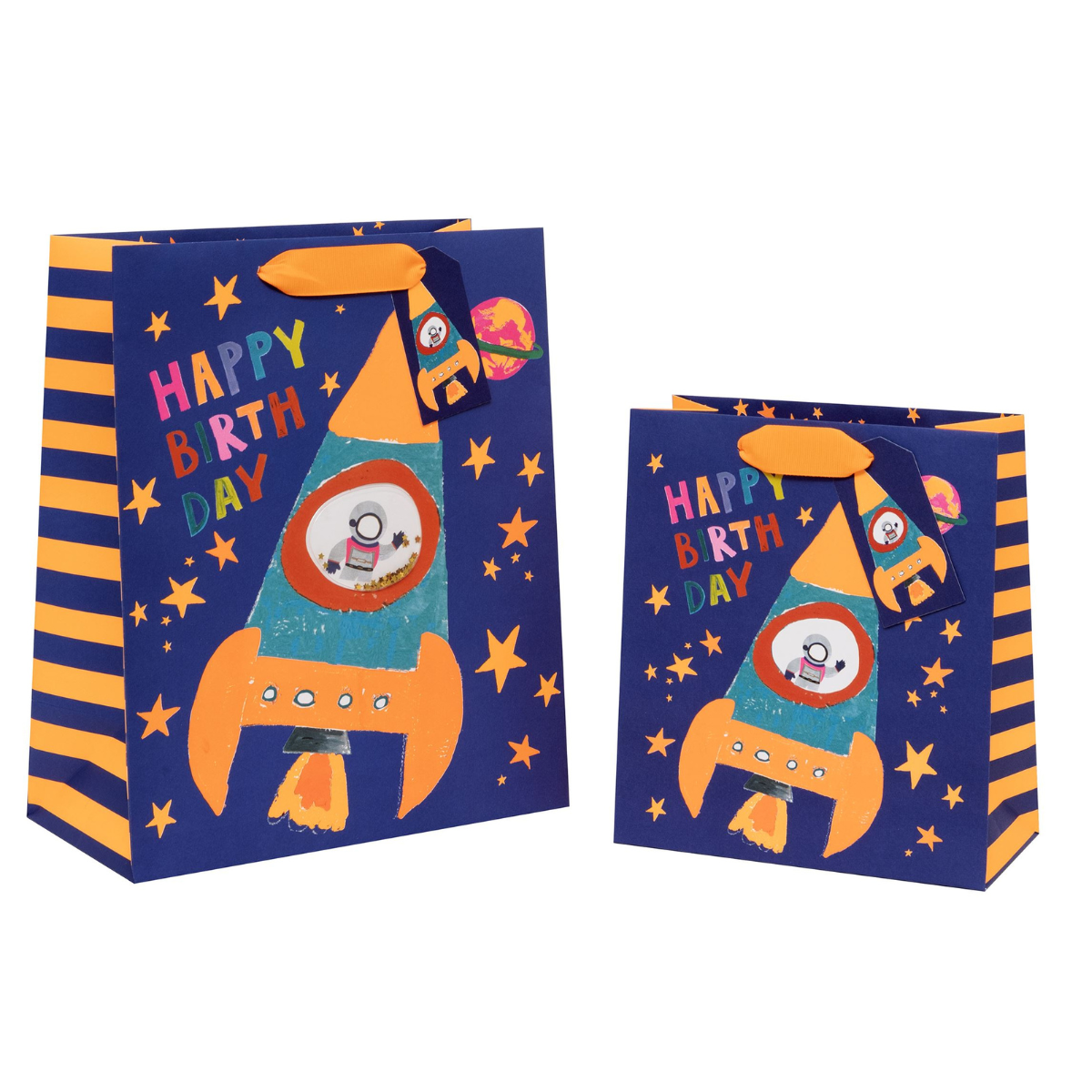 Gift Bag Medium - Rocket Boy Birthday