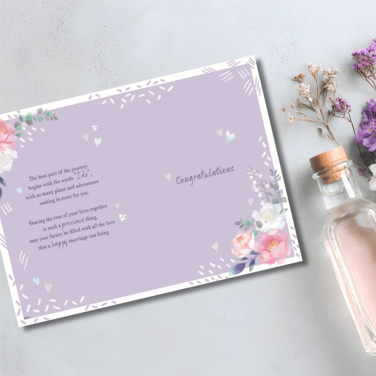 Wedding Day Card - Most Especially For You