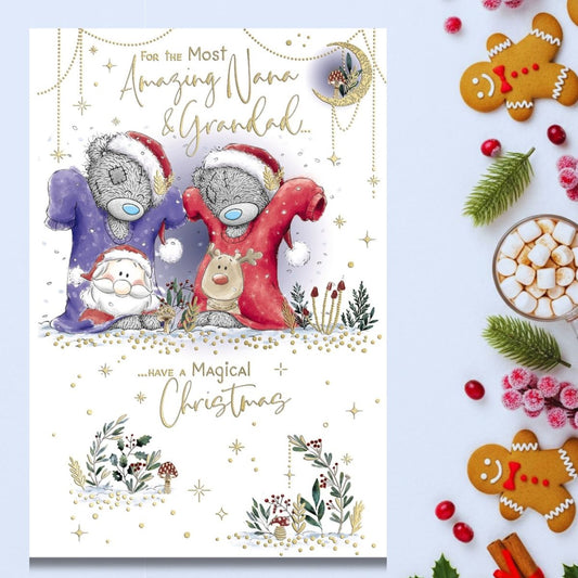 Nana & Grandad Christmas Card - Me To You Bears