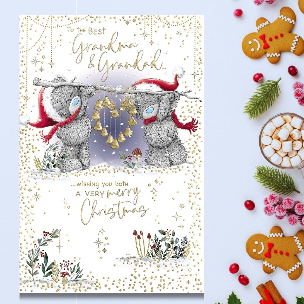 Grandma & Grandad Christmas Card - Me To You Bears