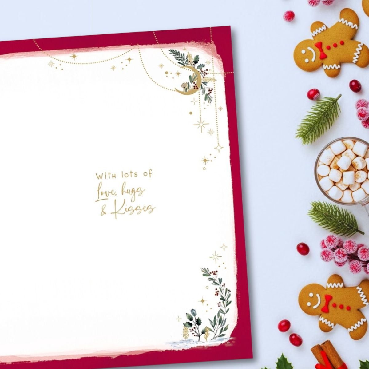 Boyfriend Christmas Card - Me To You Bears With Wreath & Tree