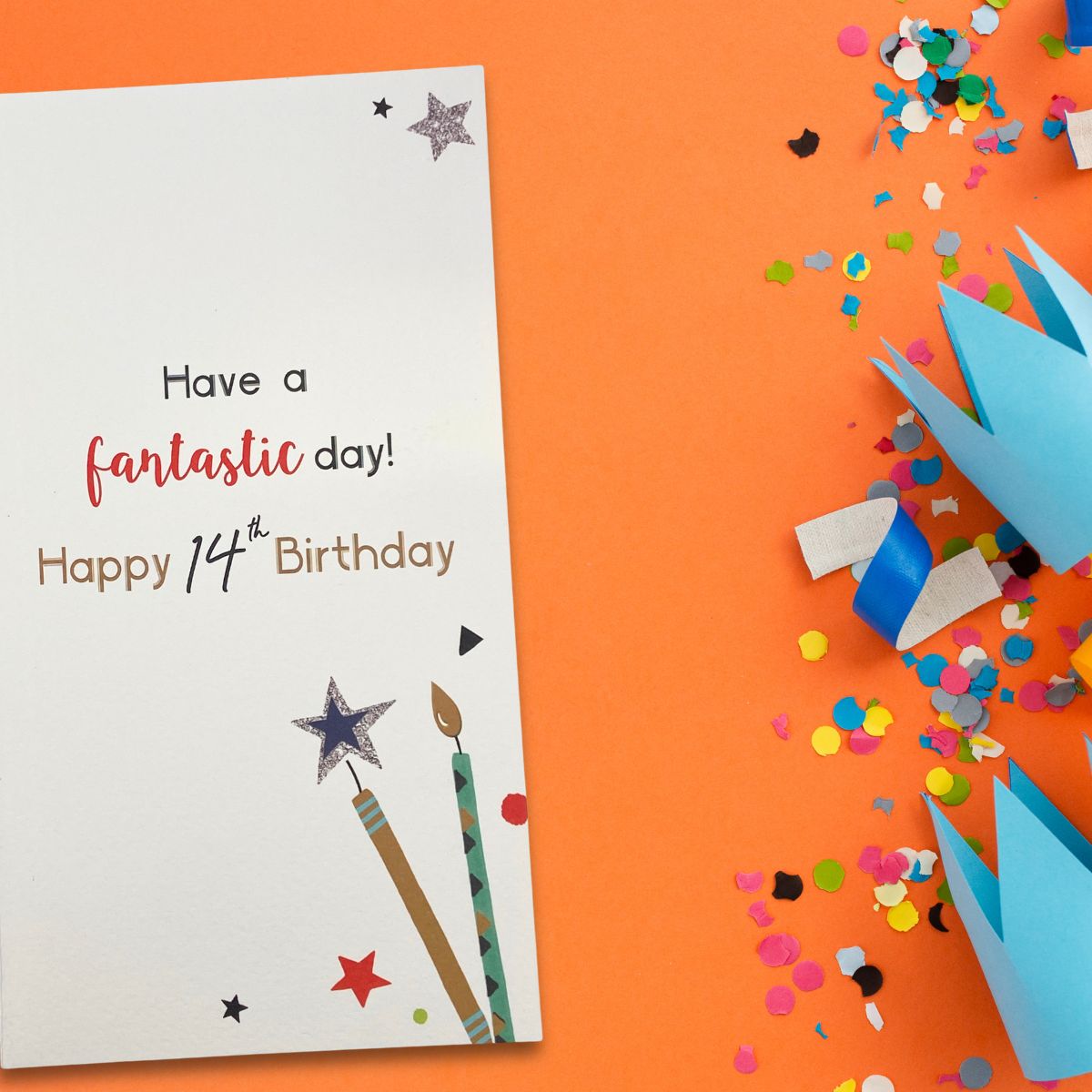 14th Birthday Card - Signature Candles