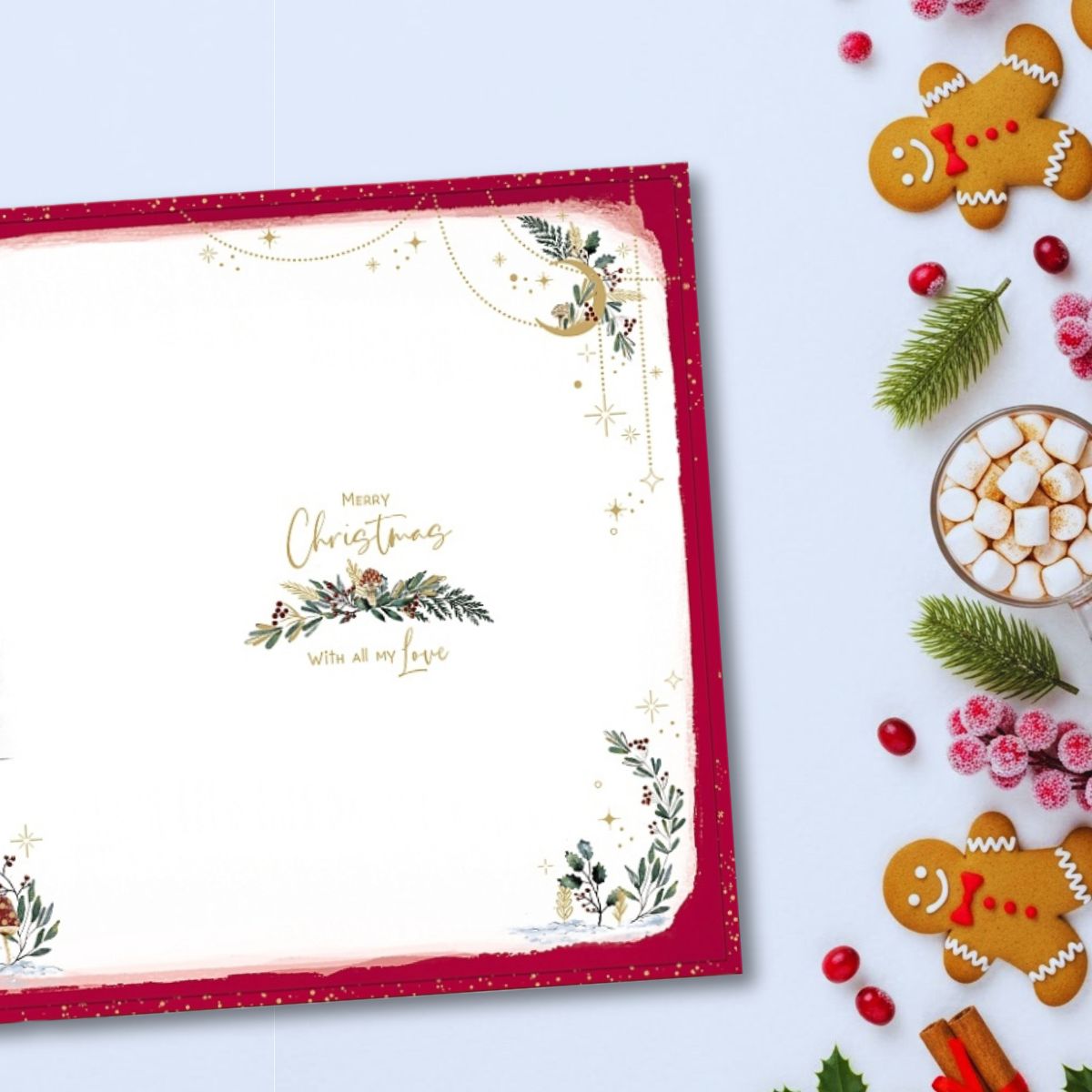 One I Love Boxed Christmas Card - Me To You Bears In Shop