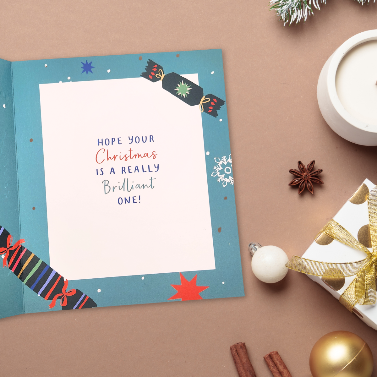 Dad Christmas Card - Christmas Crackers