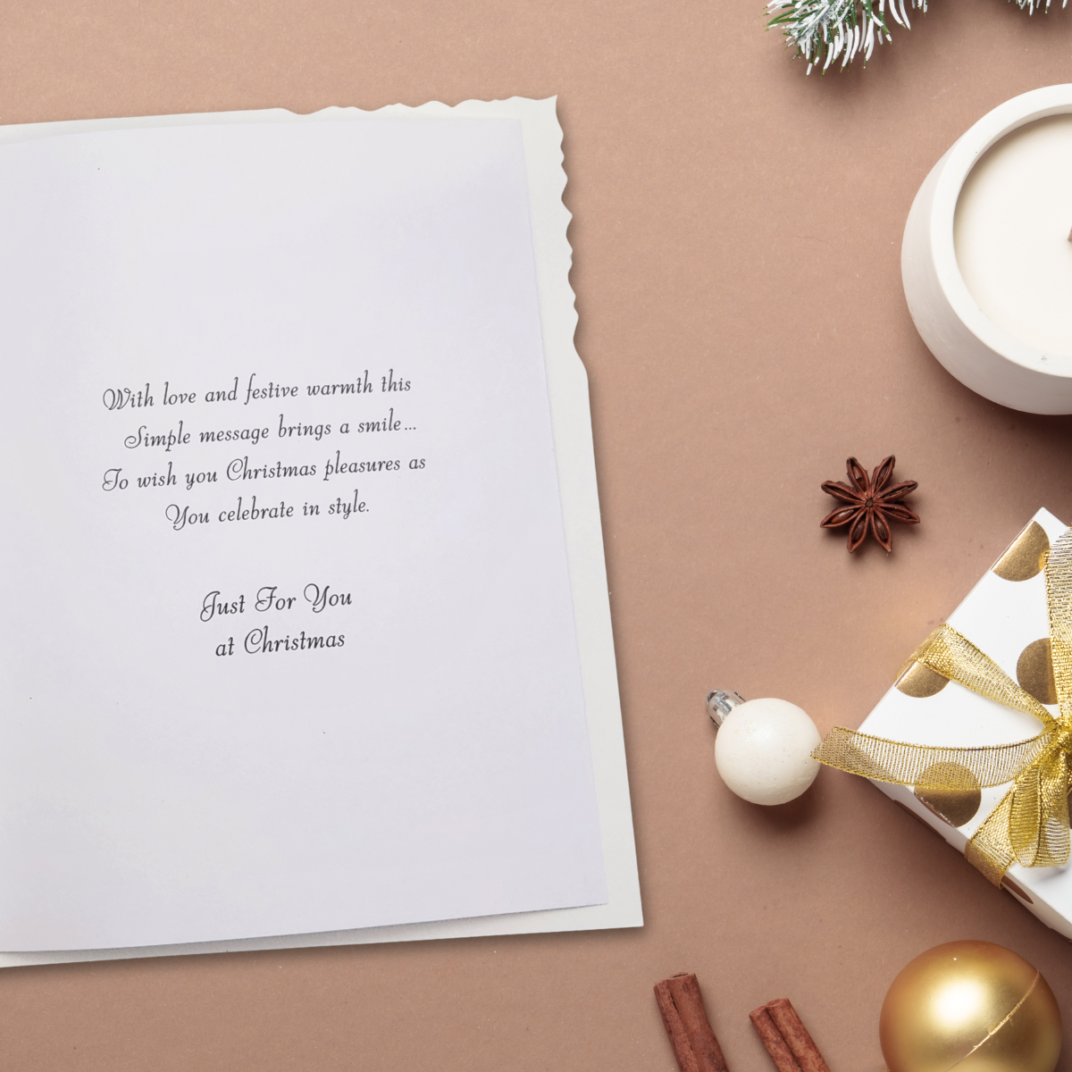 Cousin Christmas Card - Velvet Gallery